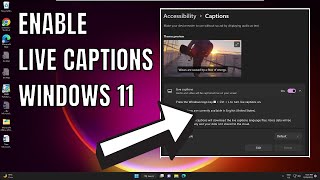 How to Enable amp Use Live Captions on Windows 11 NEW [upl. by Sperry]