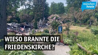 Polizei ermittelt – wieso brannte die Friedenskirche im Olympiapark komplett nieder [upl. by Faden]