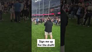 Im draftable 🤣 afl football short shortsvideo [upl. by Sturdivant]