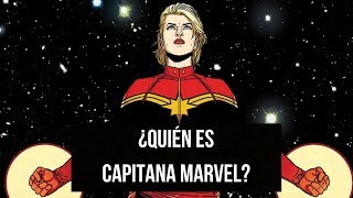 ¿Quién es Capitana Marvel  Todo sobre Capitana Marvel [upl. by Sinylg]