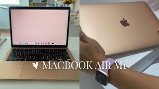 MacBook Air 2020 M1  acessórios  unboxing [upl. by Enair]