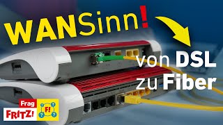 Mit FRITZBox von DSL zu Glasfaser wechseln Kein Problem  Frag FRITZ [upl. by Lorin]