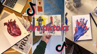 ART SKETCHBOOK 📖 TIKTOK compilation NO OUTROS  Read desc [upl. by Hubing980]