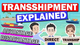 About Transshipment of Ocean Transportation Explaining congestion of Hub Port [upl. by Nirej]