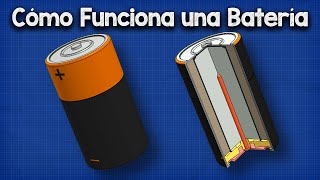 Cómo Funcionan las Baterías  Principios de Funcionamiento de la Electricidad de las Baterías [upl. by Osrock]