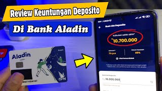 Deposito Bank Aladin Syariah  Bisa Untung Segini [upl. by Lenette]