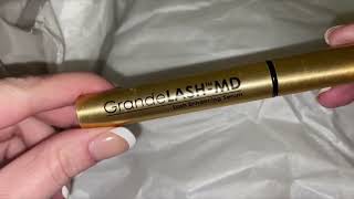 Grande Cosmetics GrandeLASH MD Lash Enhancing Serum Review [upl. by Aneeuqal]