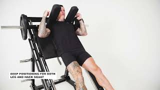 Force USA PRO Leg Press Hack Squat [upl. by Nylecyoj]