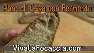 Ricetta Pane di Casa con Pre Fermento [upl. by Attenhoj]