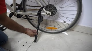 How to install Btwin cycle stand on My bike ST10 ST20 and more Bicycle Models [upl. by Krell948]