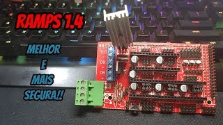 RAMPS 14  Como deixala mais segura e usar com fontes de mais de 16v [upl. by Sethrida]