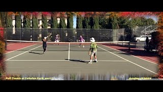 Fall Tennis Doubles at Cahalan Park part 1 October 17 2024 [upl. by Ithsav]