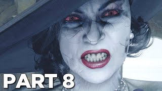 RESIDENT EVIL 8 VILLAGE Walkthrough Gameplay Part 8  ALCINA DIMITRESCU BOSS FULL GAME [upl. by Aldin]