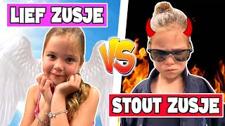 LIEF ZUSJE VS STOUT ZUSJE  SKETCH   De Bakkertjes 807 [upl. by Tomchay880]