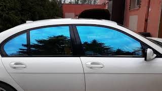 Chameleon window film tinted window tinting [upl. by Ixel]