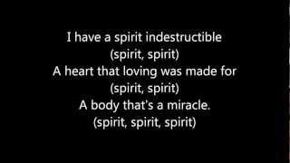 Spirit Indestructible  Nelly Furtado Lyrics [upl. by Dorie]