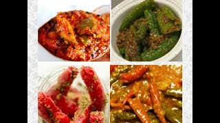 Achar recipe ।। How to make different mirchi achar ।।pickle achar in hindi [upl. by Stavros]