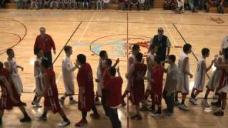 Pine Ridge Thorpes Last Second Shot vs Eagle Butte Braves [upl. by Hamas]