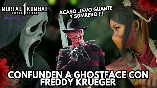 Confunden a Ghostface con Freddy Krueger  Dialogos Mortal Kombat 1 Khaos Reigns [upl. by Paten]