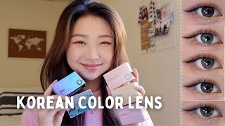 KOREAN COLOR CONTACTS  OLENS SEPTEMBER [upl. by Wolfgram]