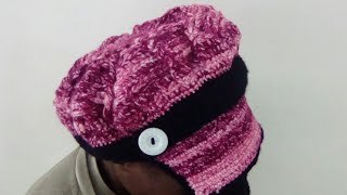 Tuto tricot  Béret de femme au crochet part22 [upl. by Juna23]