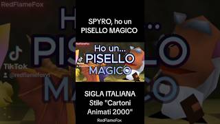 SPYRO ho un PISELLO MAGICO  SIGLA ITALIANA  Stile quotCartoni Animati 2000quot [upl. by Nibbor]