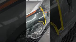 Metallic Grey Bumper Fender finish with Glasurit 100 Line subscribe shortvideo [upl. by Judith36]