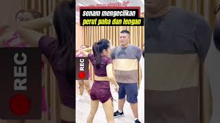 senam mengecilkan perut paha dan lengan🔥 shorts senamaerobic senam [upl. by Acinet]