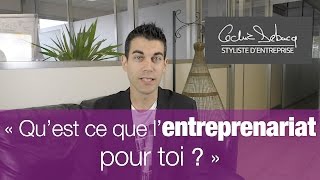 Quest ce que lentreprenariat [upl. by Ociral]