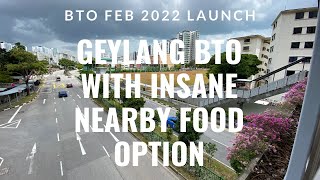 Geylang BTO Feb 2022 Launch  Dakota Crest Onsite Review [upl. by Ellerret]