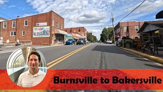 Driving from Burnsville to Bakersville in Western North Carolina [upl. by Ainesell]