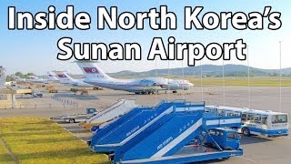 A Glimpse Inside a North Korean Airport  Sunan [upl. by Selestina]