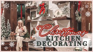 🎄CHRISTMAS DECORATE WITH ME  COZY CHRISTMAS KITCHEN DECORATING IDEAS  CHRISTMAS DECORATIONS 2023 [upl. by Drawyeh]