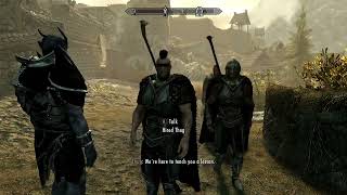 Skyrim Elder Scrolls V  Hired Thugs try to teach the Dragonborn a “lesson” [upl. by Miyasawa]