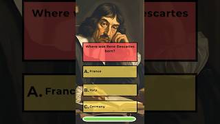 Think You Know Descartes Lets Try 🏛️🧠 PhilosophyQuiz [upl. by Ohce]