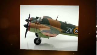 Bristol Beaufighter MK1F 1940 Hobbymaster HA2313  172 [upl. by Lebna]