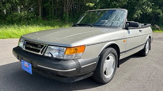 1992 Saab 900 Turbo Convertible [upl. by Yrtnahc]