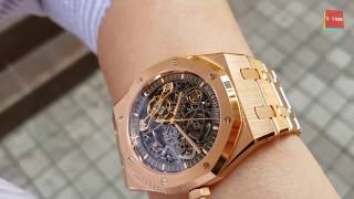 에스타임  STIME 오데마피게 로얄오크 더블밸런스휠 오픈워크 15407OR OO 1220OR 01  AUDEMARS PIGUET ROYAL OAK OPENWORKED [upl. by Hertz796]