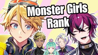 【NIJISANJI EN】Doppio’s Monster Girls Rank [upl. by Ynnel]