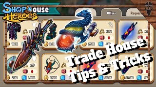 Shop Heroes Trade House Tutorial Tips and Tricks for making TONS of gold and experience [upl. by Aleunamme]