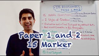 IB Economics Paper 1 amp 2  15 Marker Question  Exam Technique [upl. by Bierman]