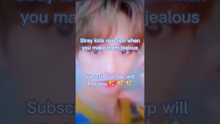 Skz Reaction When you make them jealous straykids stay kpop case143 [upl. by Griffy]