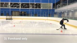 6 skating progression hockey drills [upl. by Ayalahs]