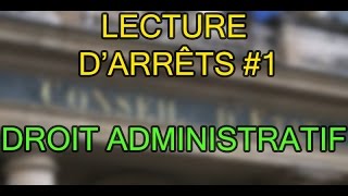 PREPARATION FICHE DARRET amp COMMENTAIRE DARRET EN DROIT ADMINISTRATIF [upl. by Beesley]