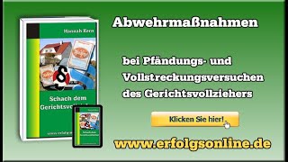 Pfändung  Vollstreckung Abwehrmaßnahmen die Ihnen helfen werden [upl. by Dincolo5]