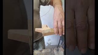 serrote guia gabarito dicas de marcenaria diy faça voce mesmo shorts wood woodworking [upl. by Phelgen]