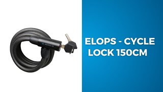 Elops cycle lock ASMR review cycling decathlonshopping [upl. by Sualakcin]