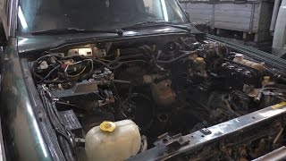 УазТех Установка om603 35TD на Nissan Patrol y61  Анонс [upl. by Euqinamod]