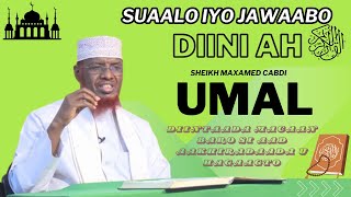 Sualo iyo jawaabo diini ah by sh umal [upl. by Westerfield951]