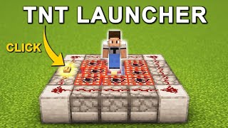 how to make a TNT player launcher in Minecraft [upl. by Swann842]